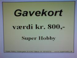 Gavekort kr. 800