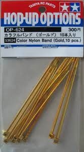 Tamiya 53624 COLOR NYLON BAND (GOLD/10pcs)
